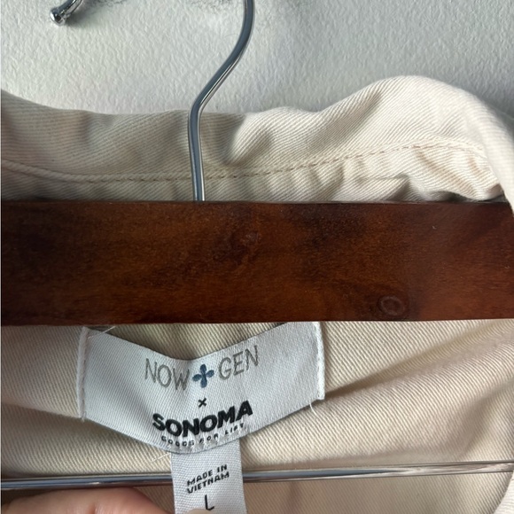 Sonoma Button up light denin jacket size‎ L - Picture 3 of 6